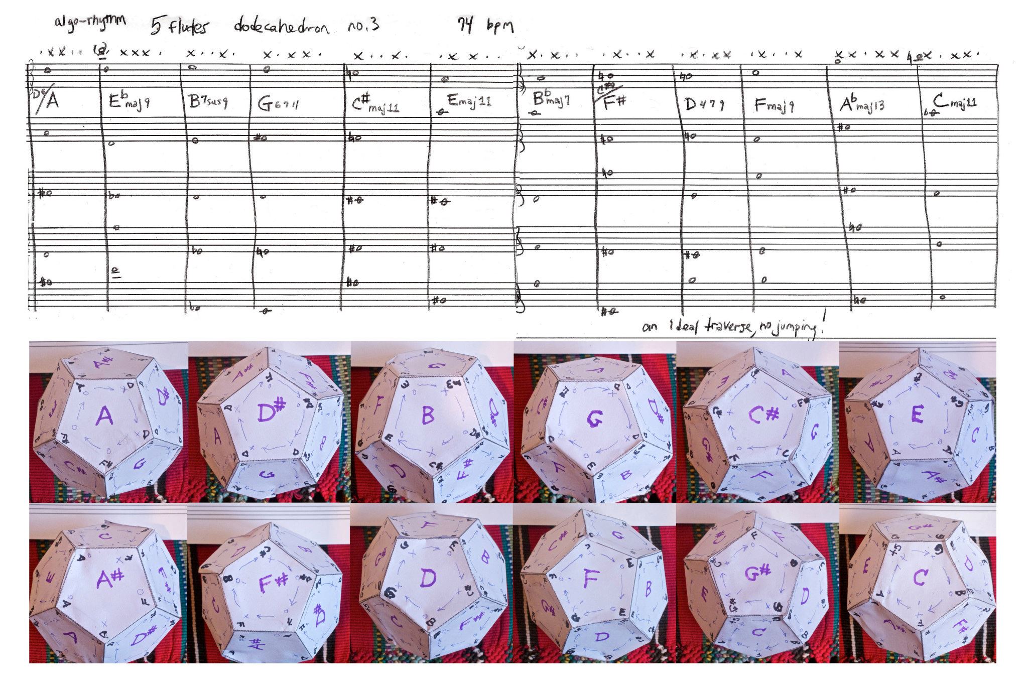 Dodecahedron No. 3 - traversal sequence